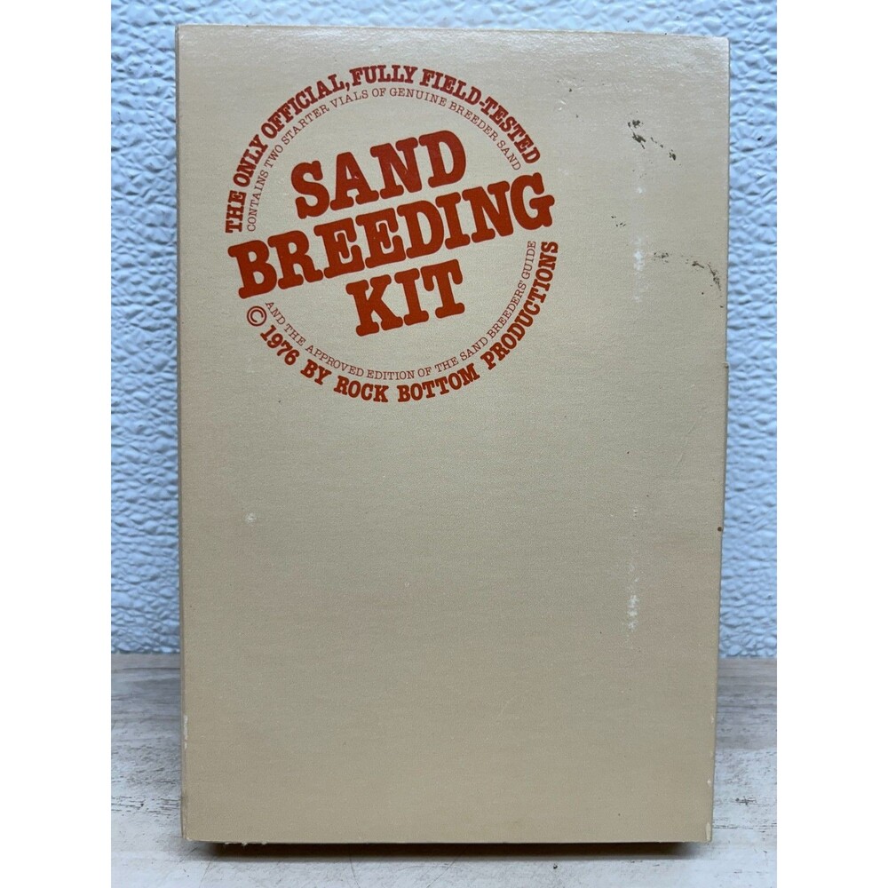 Vtg 1970s Gary Dahl Rock Bottom Productions Send Breeding Kit Novelty Gift Toy